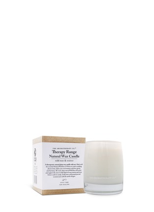 Main View - Click To Enlarge - THE AROMATHERAPY COMPANY - Wild Rose & Vetiver scented candle