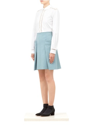 Figure View - Click To Enlarge - CHLOÉ - Eyelet-detail shirt
