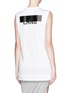 Back View - Click To Enlarge - HELMUT LANG - Logo jersey tank top