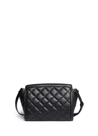 Back View - Click To Enlarge - MICHAEL KORS - 'Selma' medium quilted leather messenger bag
