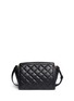 Back View - Click To Enlarge - MICHAEL KORS - 'Selma' medium quilted leather messenger bag