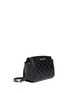 Front View - Click To Enlarge - MICHAEL KORS - 'Selma' medium quilted leather messenger bag