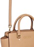 Detail View - Click To Enlarge - MICHAEL KORS - 'Selma' medium saffiano leather satchel