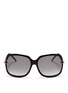 Main View - Click To Enlarge - GUCCI - Marina Chain temple sunglasses