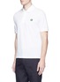Front View - Click To Enlarge - STELLA MCCARTNEY - Floral patch cotton polo shirt