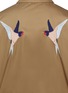  - STELLA MCCARTNEY - Swallow appliqué cotton Harrington jacket