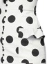 Detail View - Click To Enlarge - 72723 - Ruffle polka dot cotton-linen midi dress