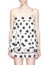 Main View - Click To Enlarge - 72723 - Polka dot print cotton-linen camisole