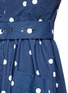 Detail View - Click To Enlarge - 72723 - Belted polka dot cotton poplin midi dress