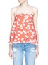Main View - Click To Enlarge - 72723 - Floral print tiered ruffle cotton camisole