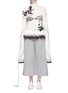 Main View - Click To Enlarge - MAIYET - 3D appliqué fringed cashmere turtleneck sweater