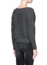 Back View - Click To Enlarge - MAIYET - Asymmetric cashmere cable knit sweater