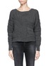 Main View - Click To Enlarge - MAIYET - Asymmetric cashmere cable knit sweater