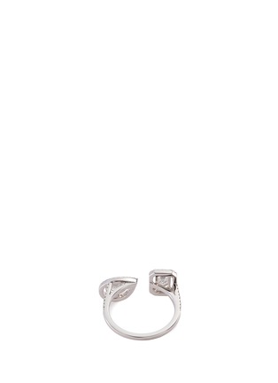 Figure View - Click To Enlarge - MESSIKA - 'My Twin' diamond 18k white gold ring