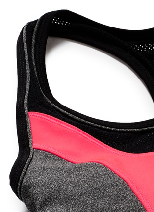 Detail View - Click To Enlarge - IVY PARK - Medium support colourblock sports bra