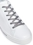 Detail View - Click To Enlarge - RENÉ CAOVILLA - Strass pavé calfskin leather sneakers