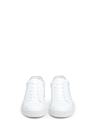Front View - Click To Enlarge - RENÉ CAOVILLA - Strass pavé leather sneakers