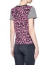 Back View - Click To Enlarge - MARC JACOBS - Leopard print stripe jersey T-shirt