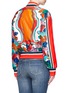 Back View - Click To Enlarge - EMILIO PUCCI - 'Bermuda Piscina' silk twill bomber jacket