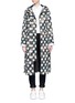 Main View - Click To Enlarge - VALENTINO GARAVANI - Oversized star print camouflage hooded coat