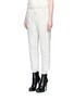 Front View - Click To Enlarge - HAIDER ACKERMANN - Raw cuff dropped crotch jogging pants