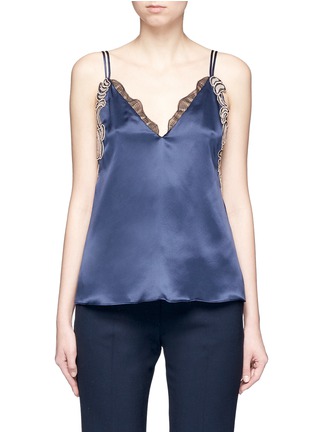 Main View - Click To Enlarge - 3.1 PHILLIP LIM - Sequin floral lace silk camisole top