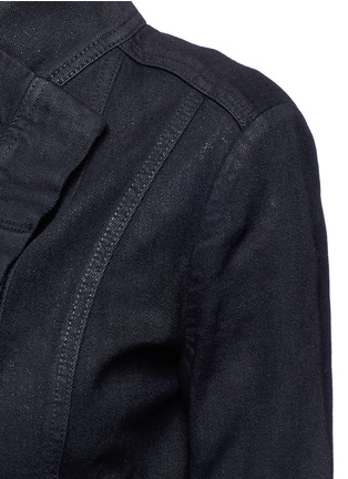 Detail View - Click To Enlarge - VINCE - Coated denim jacket