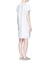 Back View - Click To Enlarge - VINCE - Cap sleeve popover dress