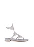 Main View - Click To Enlarge - RENÉ CAOVILLA - Strass pavé cutout satin sandals