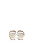 Back View - Click To Enlarge - RENÉ CAOVILLA - Strass pearl appliqué leather slide sandals