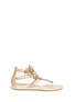 Main View - Click To Enlarge - RENÉ CAOVILLA - Strass faux pearl embellished leather thong sandals
