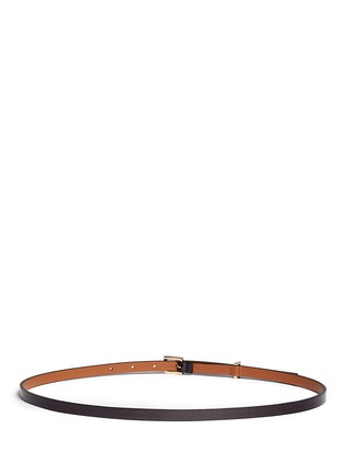 Back View - Click To Enlarge - MAISON BOINET - Mirror leather belt