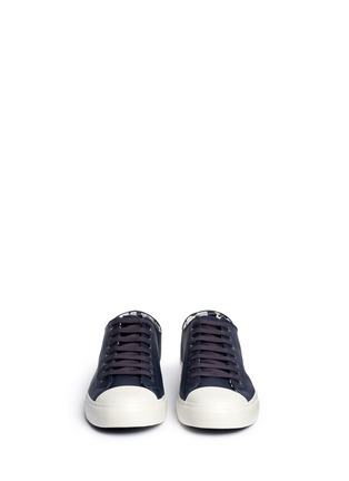 Front View - Click To Enlarge - PAUL SMITH - 'Indie' stripe heel leather sneakers