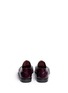 Back View - Click To Enlarge - PAUL SMITH - Starling' spazzolato leather Oxfords