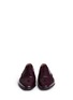 Front View - Click To Enlarge - PAUL SMITH - Starling' spazzolato leather Oxfords