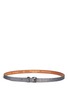 Main View - Click To Enlarge - MAISON BOINET - Glitter covered leather belt