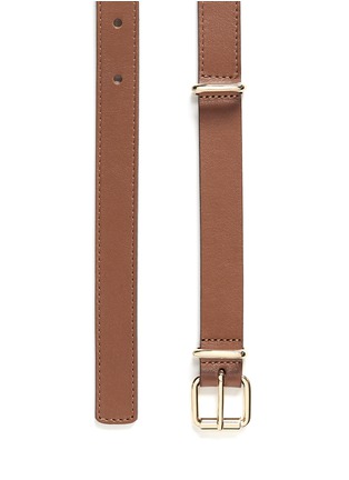 Detail View - Click To Enlarge - MAISON BOINET - Buckle loop leather belt