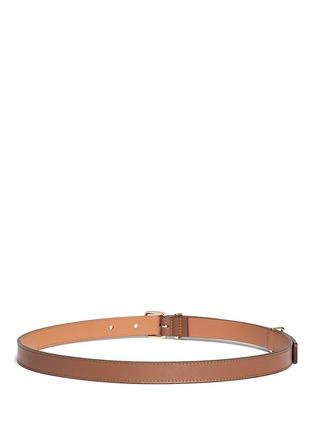 Back View - Click To Enlarge - MAISON BOINET - Buckle loop leather belt