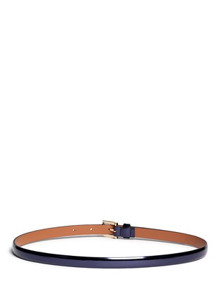 Back View - Click To Enlarge - MAISON BOINET - Mirror leather belt