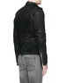 Back View - Click To Enlarge - AMIRI - 'Destroyed Perfecto' distressed denim jacket