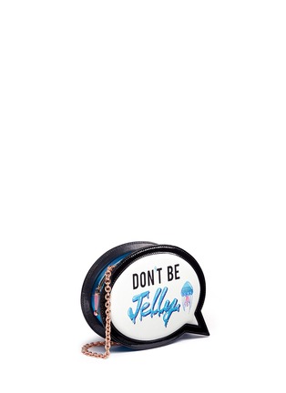 Front View - Click To Enlarge - SOPHIA WEBSTER - Don’t' Be Jelly' speech bubble leather bag