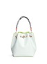 Back View - Click To Enlarge - SOPHIA WEBSTER - Romy' braided handle leather bucket bag
