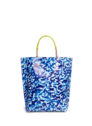 Detail View - Click To Enlarge - SOPHIA WEBSTER - 'Izzy Oceana' print PVC tote bag