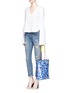 Figure View - Click To Enlarge - SOPHIA WEBSTER - 'Izzy Oceana' print PVC tote bag