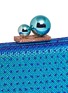 Detail View - Click To Enlarge - SOPHIA WEBSTER - ViVi' sea life charm basketweave leather clutch