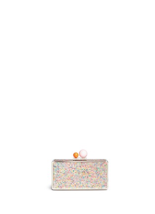 Main View - Click To Enlarge - SOPHIA WEBSTER - Clara' crystal pavé hard case clutch