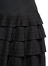 Detail View - Click To Enlarge - ALAÏA - 'Vienne' geometric perforated plissé pleat skirt