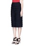 Front View - Click To Enlarge - ALAÏA - 'Perse' Grecian fringe knit skirt