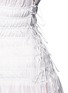 Detail View - Click To Enlarge - ALAÏA - Ruched deep split jersey Grecian gown