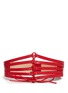 Main View - Click To Enlarge - ALAÏA - Multi strap wide leather belt